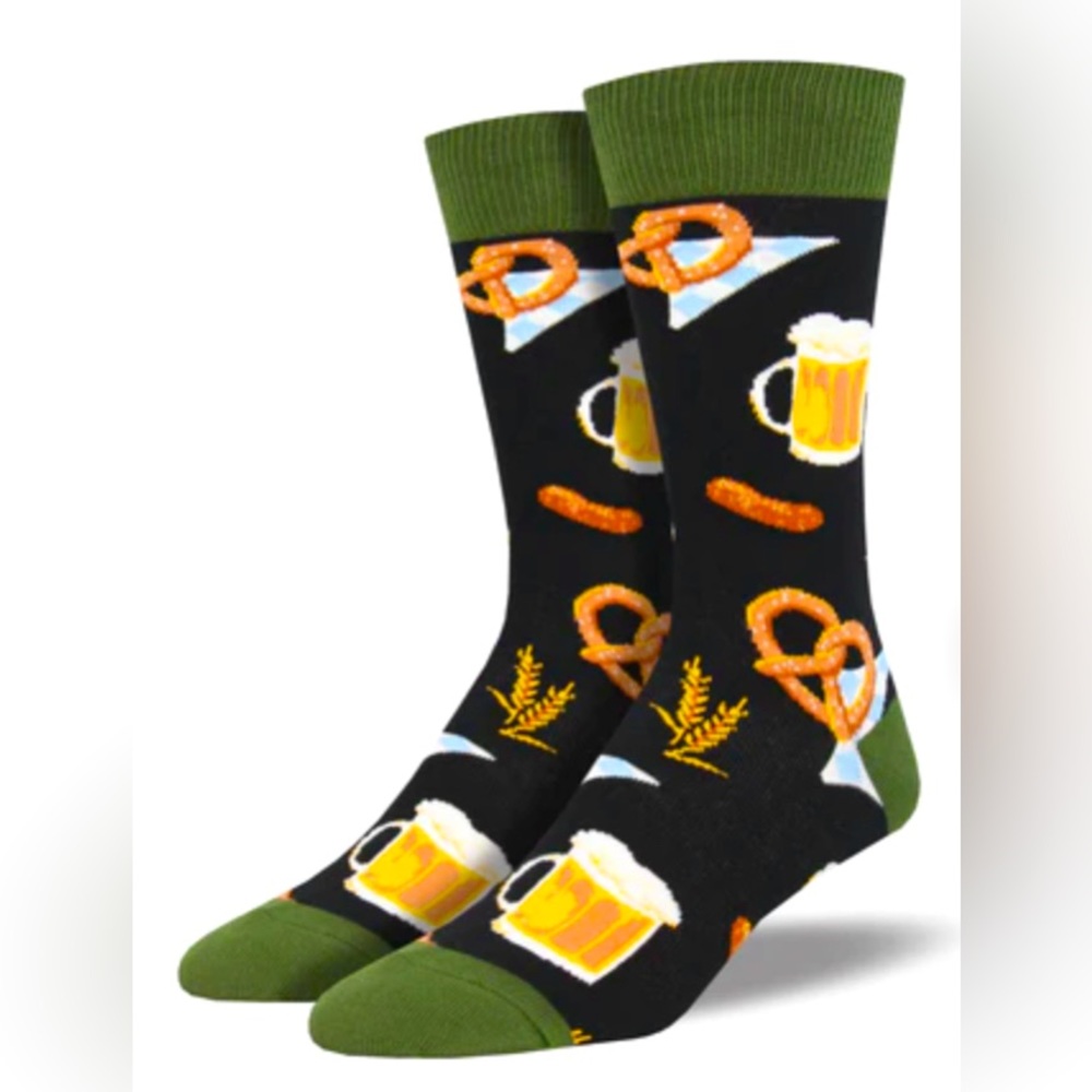 NWT OKTOBERFEST Crew Socks by SockSmith |  Size 7-12.5